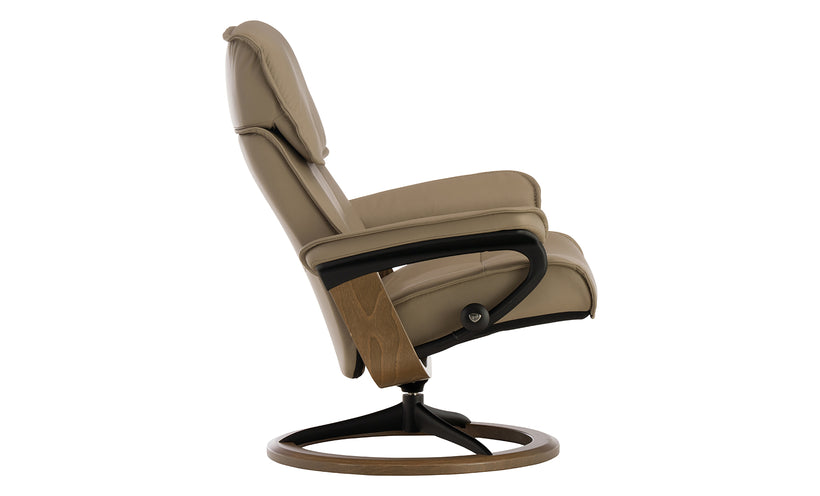 Stressless Admiral Chair and Ottoman (Large)